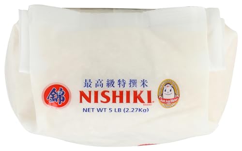 Nishiki Premium Rice, Medium Grain,15 Pound (Pack of 1)