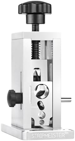 StripMeister Original Drill-Powered Wire Stripper – Wire Sizes Up To Ø3/4", Jam-Free, Copper Wire, Built for Safety, Speed, and Efficiency - Portable Wire Stripping Machine