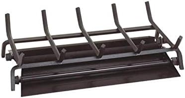 Co. G4 Vented Natural Gas Fireplace Burner, 30 Inch Gas Log Burner System, Heavy Duty Black Metal Fireplace Burners for Log Set