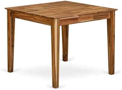 East West Furniture OXT-ANA-T Oxford Square Dining Table for Small Spaces, 36x36 Inch, Natural
