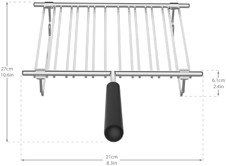 Dualit Classic Warming Rack for Dualit Classic Toasters | 1 x Warming Rack To Warm Items over a Dualit Toaster | Toaster Warming Rack | Ideal