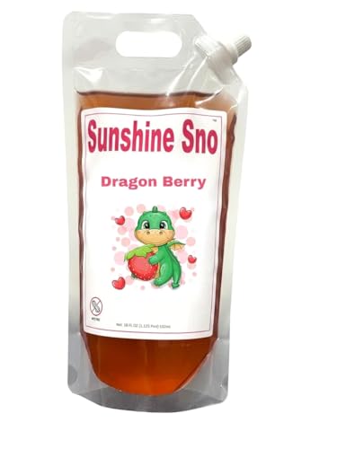 Sunshine Sno Organic Snow Cone Syrup Tiger's Blood- 18oz