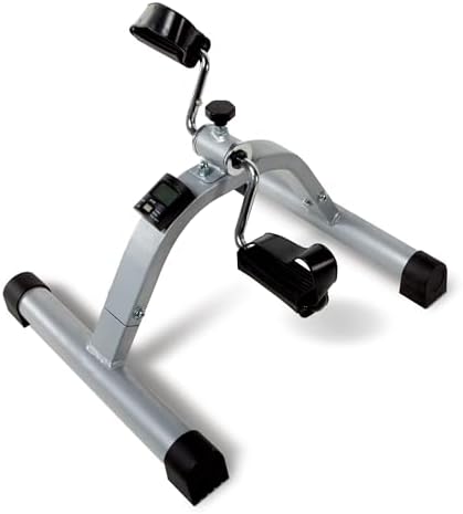 Marcy Under Desk Mini Pedal Leg and Arm Exercise Cycle with Adjustable Magnetic Resistance Leg Exercisers