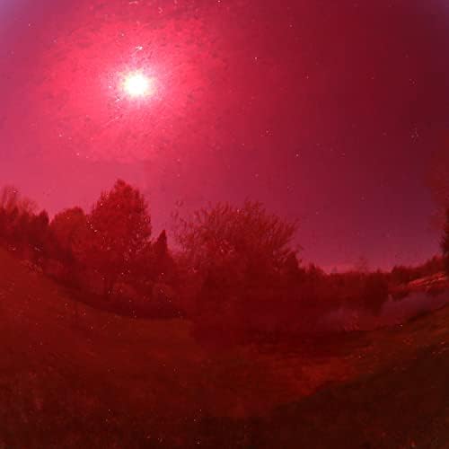 Sunnydaze 10-Inch Handblown Mirrored Glass Gazing Ball, Red | Reflective Outdoor Garden Globe Sphere, for Yard, Patio, Flower Bed, Walkway, and Landscape Decor, Stainless Steel Finish