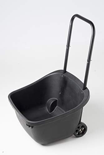 MAZE Two Stage 65 gal Compost Tumbler with Large Double Doors and Open Frame and Comes with Maze Compost Cart, 1.85 Gal Kitchen Caddie Compost Bin