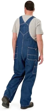 Berne Men's Heritage Unlined Washed Denim Bib Overall