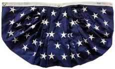 Annin Flagmakers 18 x 36 in. Blue Pleated Fan w/ Stars
