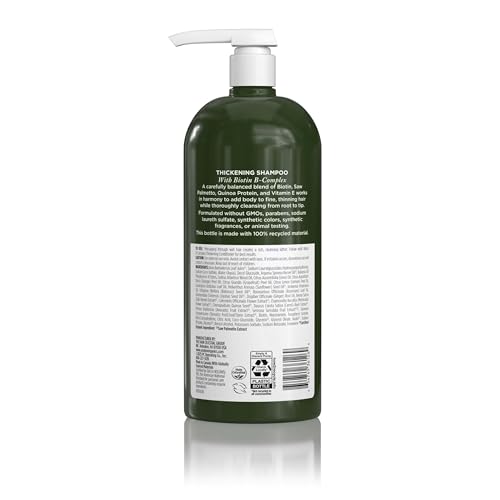 Avalon Organics Therapy Biotin B-Complex Thickening Shampoo, 32 oz