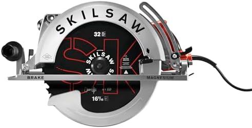 SKIL 16-5/16 In. Magnesium Worm Drive Skilsaw Circular Saw - SPT70V-11 | Cuts thick stock in one pass, square-cut footplate, brass gearing