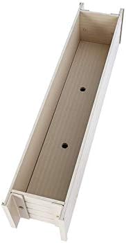ECOFLEX 48" Window Box Planter, Moisture Resistant Outdoor Flower Box for Windows, Railings, or Fences, Weather Resistant Composite, No Tools Needed