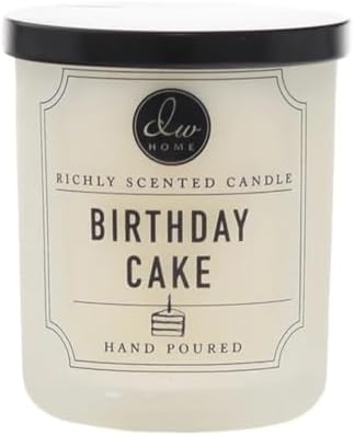 DW Home Vanilla Bean Scented Candle for Home, 15 oz, Large Double Wick Candle Jar, Up to 56H Burn Time, Luxury Scented Candle for Relaxation, Gifting, Home Decor