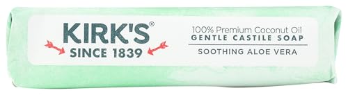 Kirk's Original Coco Castile Bar Soap Soothing Aloe Vera, 4 Oz