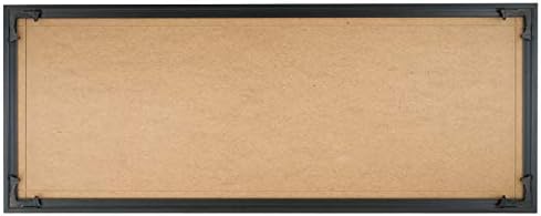 Quadro Frames 11x28 inch Picture Frame, Black, Style P375-3/8 inch Wide Molding