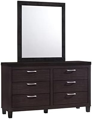 Contemporary Styling Espresso Twin/Full/Queen/King Bedroom Set (Queen Size Bed, 4 Pc)