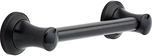 Delta Faucet 41712-CZ Transitional 12-Inch Grab Bar with Concealed Mounting, Champagne Bronze