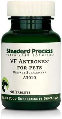 Standard Process Inc. VF Antronex for Pets - Feline & Canine Hepatic Support Formula - Healthy Liver Supplement for Cats & Dogs - Antronex