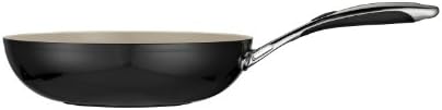 Tramontina Ceramica Deluxe 1.5-Quart Sauce Pan with Glass Lid | Ceramic Non Stick Small Saucepan, Oven-Safe, Metallic Black