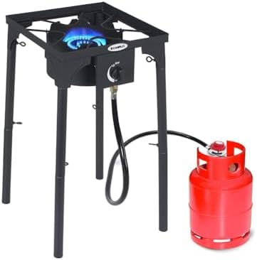 Camplux Camping Stove 2 Burners, Propane Burner 260,000 BTU, Heavy Duty Gas Stoves for Outdoor Cooking