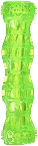 Hyper Pet Dura-Squeaks Stick Dog Toy, Large, Green