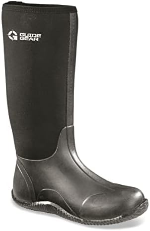 Guide Gear Men’s High Waterproof Rubber Boots for Rain, Mud, Fishing, Hunting