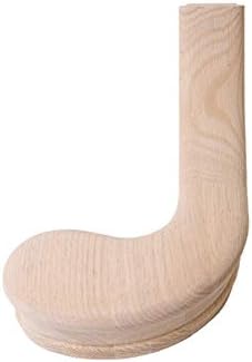 Red Oak 6010-8E 2-1/4 inch Width x 2-3/8 inch Tall Traditional Style Straight Wood Handrail for Stair Remodeling 8 feet Long