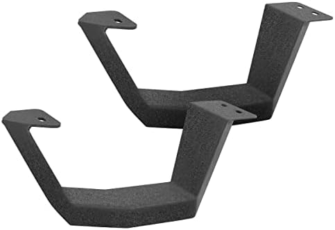 Go Rhino RB10 / RB20 / RB30 Drop Steps - Pair | Galvanized Steel, Protective Bedliner Coating | 69420000T | Fits RB10, RB20