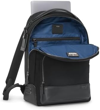 TUMI Harrison Warren Backpack, 15-Inch Laptop Backpack, Black Bombe
