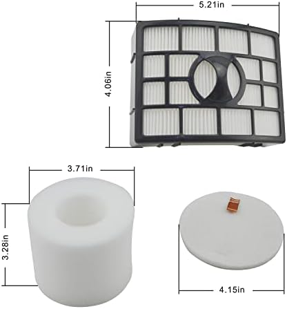 Dttery NV752 AZ1002 NV650 NV750 NV830 Replacement Filter for Shark Vacuum | AX950 AZ1000 AZ1501 NV651 NV751 NV765 NV831 ZU632 ZU881 ZU885