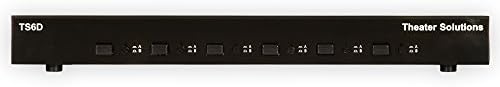 Theater Solutions TS6DV Dual Input 6 Zone Speaker Selector Box Volume Controls