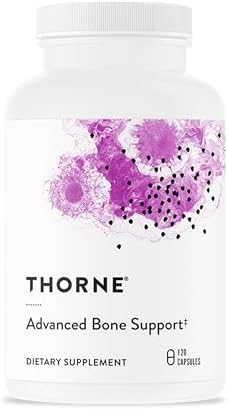 THORNE Advanced Bone Support, Calcium, Magnesium & Vitamin D3, 120 Capsules | Supports Bone Strength, Bone Density & Calcium Absorption