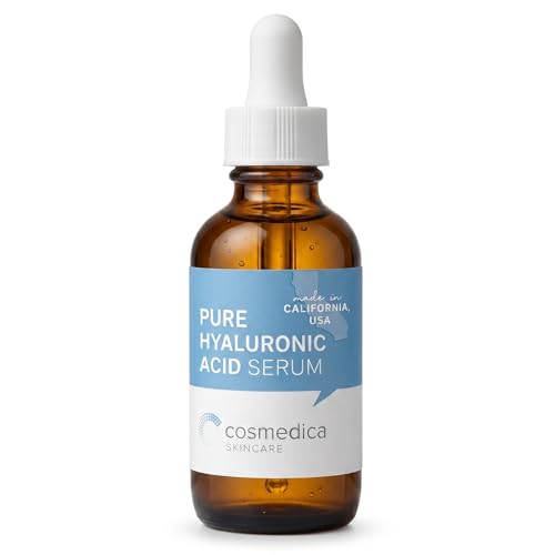 Hyaluronic Acid Serum for Skin 100% Pure Anti Aging Intense Hydration Moisture Non greasy Paraben free, Wrinkle Reducing and Brightening Serum (Pro Formula) 2oz