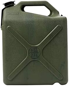 Reliance Products Desert Patrol 6 Gallon Rigid Water Container, Green , 14.8 Inch x 6.3 Inch x 19.0 Inch