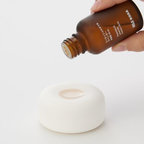 MUJI 02868284 Aroma Stone with Plate, White