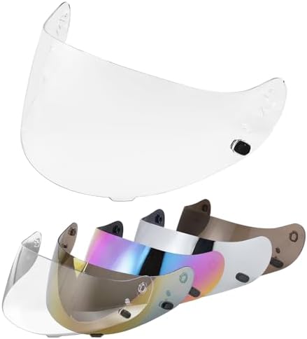 VCOROS Motorcycle Helmet Face Shield Visor Repalcement for HJ-09 CL-15 CL-17 CL-16 CL-SP AC-12 FS-10 CS-R1 IS-16 CS-R2 Shield (Smoke)