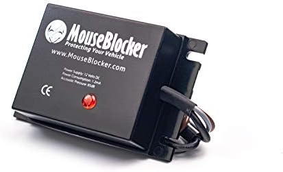 MouseBlocker 12V Ultrasonic Under Hood Mouse and Rodent Deterrent for Your Vehicle