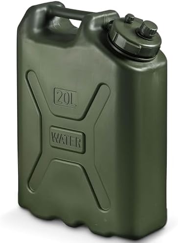 Scepter Portable Military Style Water Container for Camping & Outdoors, 5 Gallon
