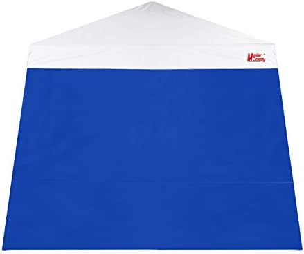 MASTERCANOPY SunWall Canopy Sidewall for 10x10 Slant Leg Canopy Tent, 1 Pack Sidewall Only (Black) | Waterproof UV‑blocking Durable Slant Leg SunWall Adds Shade and Blocks Wind for Canopies, Gazebos