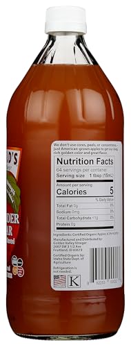 Fairchild's Organic Raw & Unfiltered Apple Cider Vinegar, 32 FZ