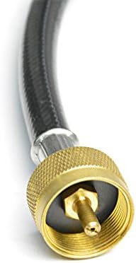 Stanbroil Propane Brass Tee Kit with 4-Port with 5-feet and 12-feet Hose | for Motorhomes Tank RV Camping