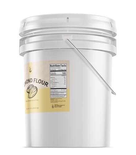 Pure Original Ingredients, Almond Flour, Blanched, Extra Fine, 19 Lb | For baking, cooking, and pantry use