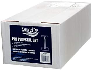 attwood 97739-T Swivl-Eze Lock'N Pin Stainless Steel 3/4-Inch Boat Seat Pedestal Set