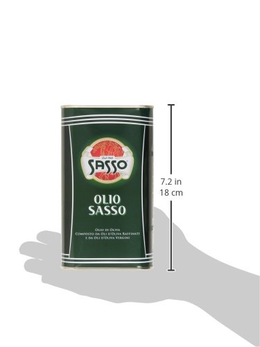 Sasso : "Olio Di Oliva" Olive Oil 1 Liter (33.8 Fl.oz.) [ Italian Import ] Y