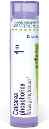 Boiron Calcarea Phosphorica 1M for Growing Bone Pain - 80 Pellets | Single-medicine homeopathic pellets for Growing Bone Pain. Size: 80 Pellets.