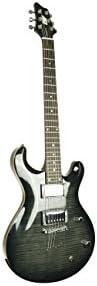 IYV 6 String IP-350 TBK PRS Solid-Body Electric Guitar, Trans Black