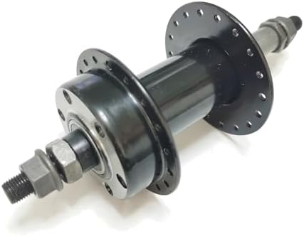 Bicycle Rear Hub Assembly 36 Holes, Disc Brake, Rear Width 135mm, Bicycle Wheel Part Rear Bike Hub (Black)