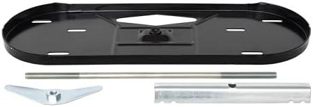 Flame King Dual RV Propane Tank Cylinder Rack for RVs and Trailers for 30lb Tanks - KT30MNT (Tanks Sold Separately), Black