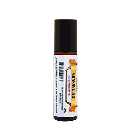 Perfume Studio Oil IMPRESSION of No, 5 for Women, 10ml Roll On Glass Bottle, 100% Pure Undiluted