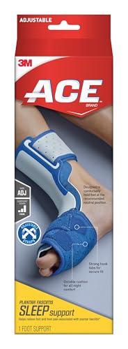 ACE Plantar Fasciitis Sleep Support, Helps Relieve Symptoms of Plantar Fasciitis, One Size Fits Most, Blue