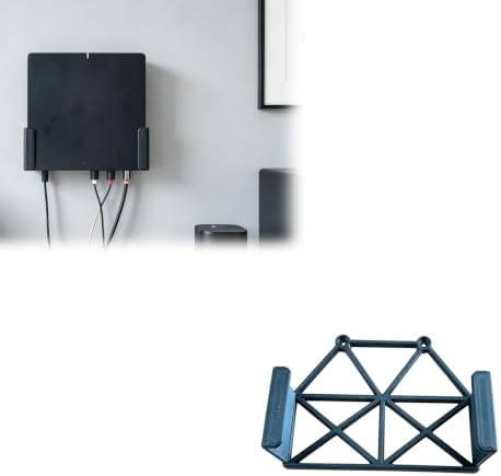Wall Mount Bracket Compatible with Sonos Port, Low-Profile Slide-in Holder, Slide-in Secure Fit, Open Rear Port Access, Screws Included