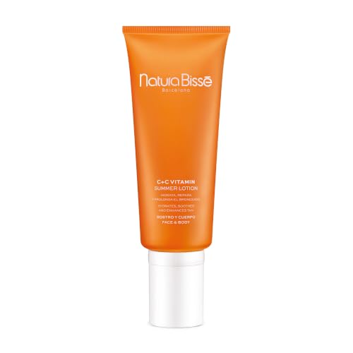 Natura Bisse C+C Vitamin Summer Lotion - Hydrates, Soothes, Enhances & Preserves Tan with Aloe Vera & Antioxidant Vitamins - Lightweight